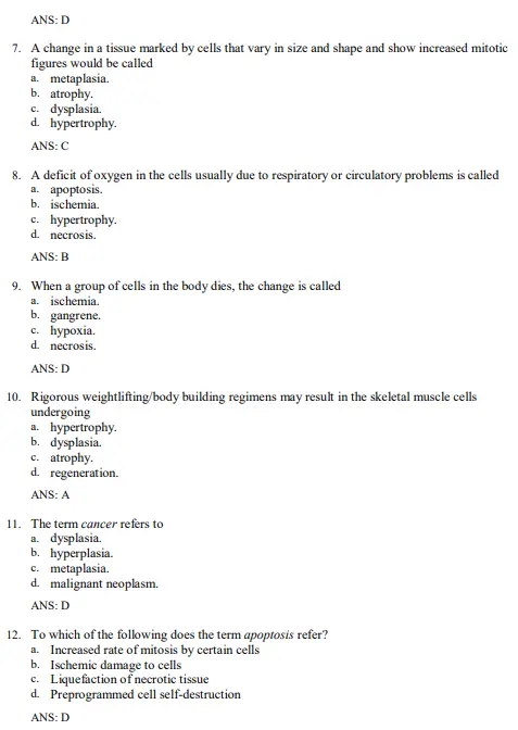 Test Bank For Gould's Pathophysiology For The Health Professions 7th ...