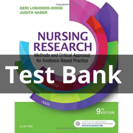 Test Bank For Nursing Research Methods and Critical Appraisal 9th Edition